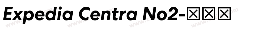 Expedia Centra No2字体转换